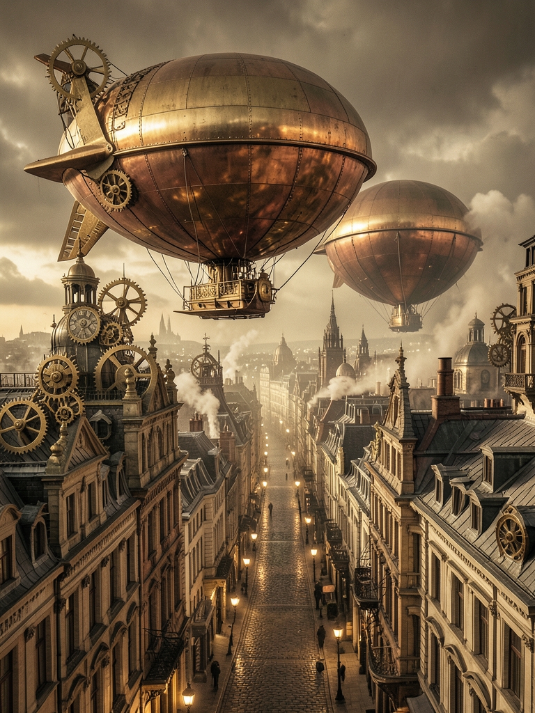 A cidade de Aerius tem sido um exemplo de desenvolvimento sustentável no mundo steampunk. No entanto, a desigualdade soc