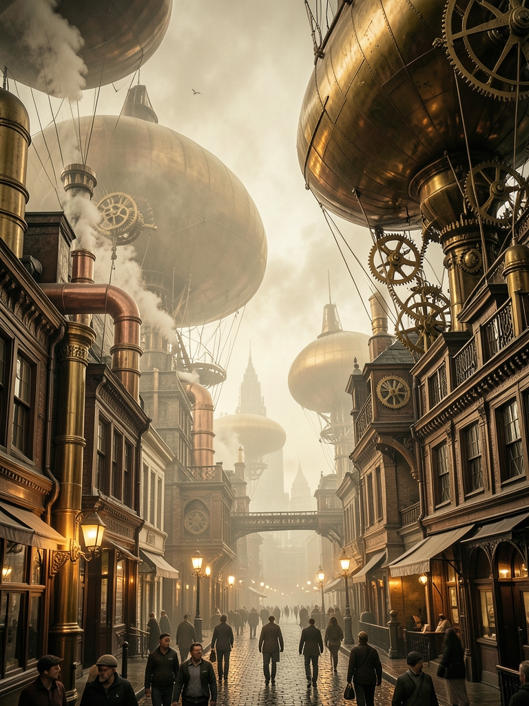 Aerius, a cidade steampunk mais avançada do mundo, está enfrentando um desafio importante: a poluição no ar. A queima de